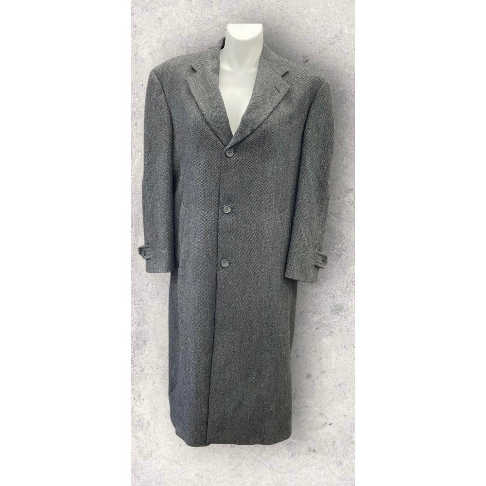 Vintage Hart Schaffner & Marx Pure Virgin‎ Wool Overcoat - The Jones Store Co.